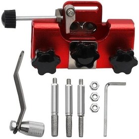 Resim Trendooze Kırmızı El Kumandalı Zincir Taşlama Makinesi Toptan Kelepçe Taşlama Bıçağı Taşınabilir Ev El Elektrikli Testere Zincirleri Aracı Ek 