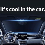 Resim 1 adet Premium Titanyum Gümüş Güneşlik - 360° Isı ve UV Koruma, Tüm Araçlar İçin Uygun, Araba İç Mekan İçin Ön Cam Kapağı, Araba İçin Güneşlik, Araç Isı Koruyucu, Şık Araç Aksesuarı, Dayanıklı Güneşlik 