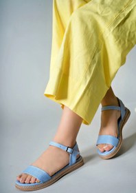 Resim Loventino Kadın Sandalet 0012058 Toz Mavi - Toz Mavi / 