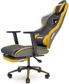 Resim Warrior Aragorn Kumaş Oyuncu Koltuğu - Hardal - Ayak Uzatmalı Bilgisayar Sandalyesi - 1598B0492 