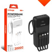 Resim 20000 Mah 2x Usb Lcd Ekranlı Dahili Lightning, Mikro, Type-c Powerbank Lkp-41 