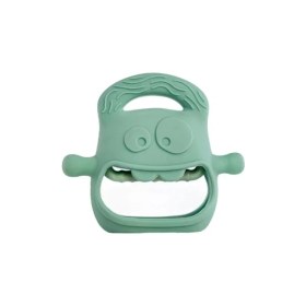 Resim Aesco Koyu Yeşil Bebek Silikon Diş Kaşıyıcı 