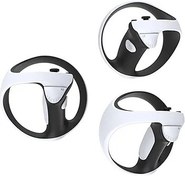 Resim HMHAMA PS VR2 için 6 Adet VR Kontrol Cihazı Kaymaz Silikon Ped Kiti, Sap Kavrama Pedleri Koruyucu Ped - Beyaz 