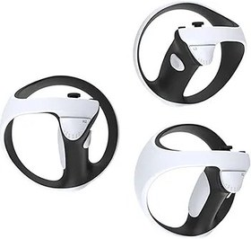 Resim HMHAMA PS VR2 için 6 Adet VR Kontrol Cihazı Kaymaz Silikon Ped Kiti, Sap Kavrama Pedleri Koruyucu Ped - Beyaz 