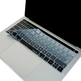 Resim McStorey Macbook Pro Klavye Kılıfı Türkçe Q Baskı A1706 A1989 A2159 A1707 A1990 ile Uyumlu Ombre 