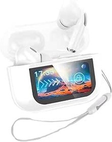 Resim Earldom Aktif Gürültü Engelleyici Özellikli Dijital Ekranlı Bluetooth 5.3 Kablosuz Tws Kulaklık 