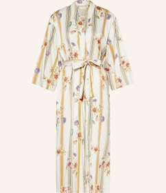 Resim ILONA AMARE Kadın Kimono , 120 cm Uzunluk, Modal ve Pamuk Karışımı, Çiçek Desenli - S 