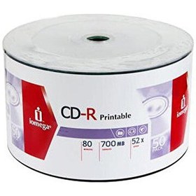 Resim Iomega Boş CD-R Iomega Printable 50'li Boş CD Iomega