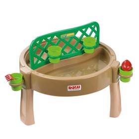 Resim Dolu Bahçe Kum Su Aktivite Masası 4in 1 