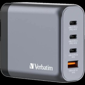 Resim Verbatim 32203 - V GNC-140 Gan Charger 140W 3-Usb-C / 1-Usb-A Çıkışa Sahiptir 