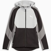 Resim EVOSTRIPE Erkek Fermuarlı Kapüşonlu Sweatshirt 