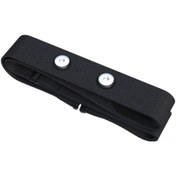 Resim Hangfox Ayarlanabilir Kalp Atımı Bel Bantı Değiştirme Parçası - Sürüş, Koşu Ve Fitness İçin Dayanıklı - Garmin, Magene, Blackbird İle Uyumlu Siyah 