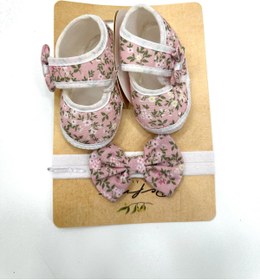 Resim Defne Bebek Patik Bandana Seti 