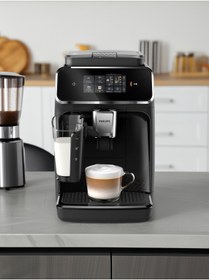Resim Philips Premium Series Öğütücülü Otomatik Cappuccino Espresso Makinesi, Siyah 