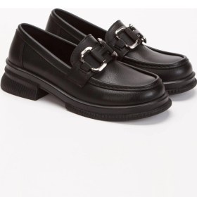 Resim İnyola Shoes Kadın Toka Detaylı Oxford Ayakkabı 4051 