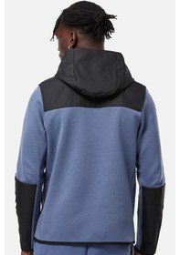 Resim Nike Tech Fleece Full Zip Unisex Hoodie Kapüşonlu Sweatshirt Mavi Mavi - Siyah 
