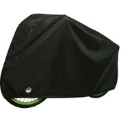 Resim Ranyeek Su Geçirmez Katlanabilir Bisiklet Örtüsü - 29"e Kadar Uygun, Kilit Delikli Siyah 