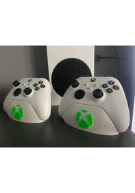 Resim Xbox Kontrolcü Tutucu Stand Beyaz 2 Li Set 