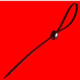 Resim Kablo Bağı Tokalı Düğme Başlıklı Plastik Cırt Kelepçe 7.6x380 Mm 100 Adet 