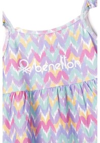 Resim United Colors Of Benetton Kız Çocuk Elbise Bnt-g21234 Çok Renkli 