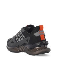 Resim Slazenger Zalar Koyu Gri Siyah Erkek Günlük Sneaker Spor Ayakkabı Sa24re004 - 232 Koyu Gri - Siyah 