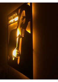 Resim Müslüm Gürses Hangimiz Sevmedik Led Işıklı Tablo 