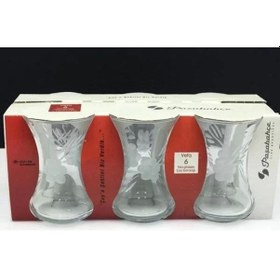 Resim Paşabahçe 42771 Haso Çay Bardağı 130 Cc 6 Lı Şeffaf 