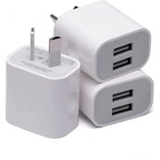 Resim Reedark Hızlı Şarjlı 3'lü Usb Duvar Şarj Aleti - Çift Portlu 5v/2.1a Avustralya Fişi 112 Karakter 