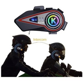 Resim 1000metre 2 Kişi Eşleşmeli K23s Motosiklet Soft Kask İnterkom 