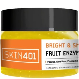 Resim Skin401 Bright Smooth Fruit Enzyme Mask - Meyve Enzim Jel Maskesi 100ml 