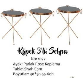 Resim Zigon Lükens Model Parlak Roza Renk Kayın Klasik Ayak El Yapım 