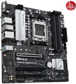 Resim Asus Prıme B650m-a Ddr5 Hdmı Dp,mdp Pcıe 16x V5.0 Am5 Matx 