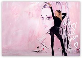 Resim Ahşap Tablo Ariana Grande Mac Viva Glam Ruj 