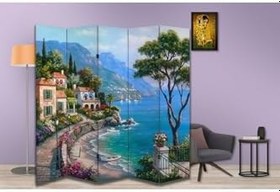 Resim Manzara Temalı Özel Tasarım Paravan Room Divider PRV1310, 180 x 180 