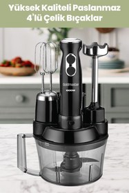 Resim GoldMaster Premium Inox 24 Parça Avantajlı Elektronik Evlilik Paketi Elektrikli Mutfak Çeyiz Seti 