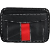 Resim Rogfer Depolama Asılı Çantalar İçin Çok Fonksiyonlu Arabaya Monte Yapışkanlı Örgü Çanta Siyah 