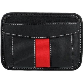 Resim Rogfer Depolama Asılı Çantalar İçin Çok Fonksiyonlu Arabaya Monte Yapışkanlı Örgü Çanta Siyah 