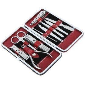 Resim Epilons Profesyonel Çelik Manikür Pedikür Seti 10 Parça 