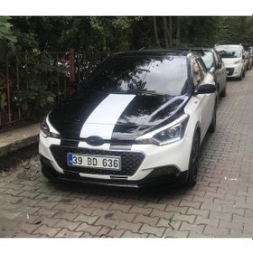 Resim Araç Ön Kaput Tek Parça Beyaz Folyo 1 Adet 160x35 