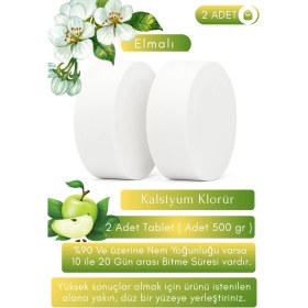 Resim Vcalla 2 Adet Nem Alıcı Tablet | Küf Önleyici | Ev Tipi Rutubet Giderici | Elma Esanslı | Ev,depo 