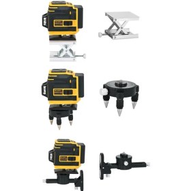 Resim Millian Italyan Uzaktan Kumandalı 12 Köşeli 360 Derece Çizgi Hizalama Lazer Makinesi Seviye Hizalama Cihazı 