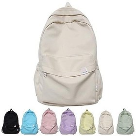 Resim Moveevo Büyük Kapasiteli Okul Çantası, Şık Ve Konforlu Sırt Çantası, Genç Kızlar İçin Estetik Laptop Çantası, Yeşil Çok Renkli 