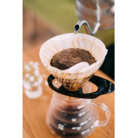 Resim Hario V60 02 Cam Dripper (Siyah) 