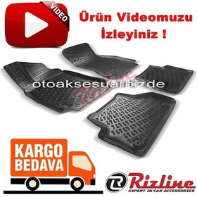 Resim Audi A4 3D Paspas Havuzlu Siyah Sedan B9 2015-2019 Arası Rizline 