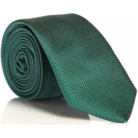 Resim Gaffy Zümrüt Yeşil Slim Fit Düz Renk Dokuma Kravat / DDK-28 Zümrüt Yeşili 