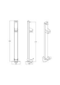 Resim Yibtech Paslanmaz Pedallı El Dezenfektan Dispenseri 1000 Ml 