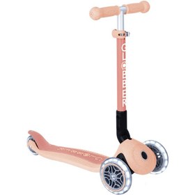 Resim Globber Junior Ecologic Katlanabilir Işıklı Scooter - Peach 
