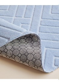 Resim English Home Twillow Kaydırmaz Taban Banyo Paspası Seti 60x100 Cm + 50x60 Cm Açık Mavi Açık Mavi 