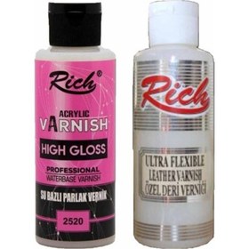 Resim Hıgh Gloss Su Bazlı Vernik Parlak 120 Cc Ultra Flexıble Vernik 120 Cc 