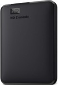 Resim WESTERN DIGITAL WD 5TB Elements Portable External Hard Drive, USB 3.0 - WDBU6Y0050BBK-WESN Harici Harddisk 